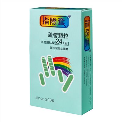 蘆薈顆粒 滋潤服貼型 24入裝 指險套